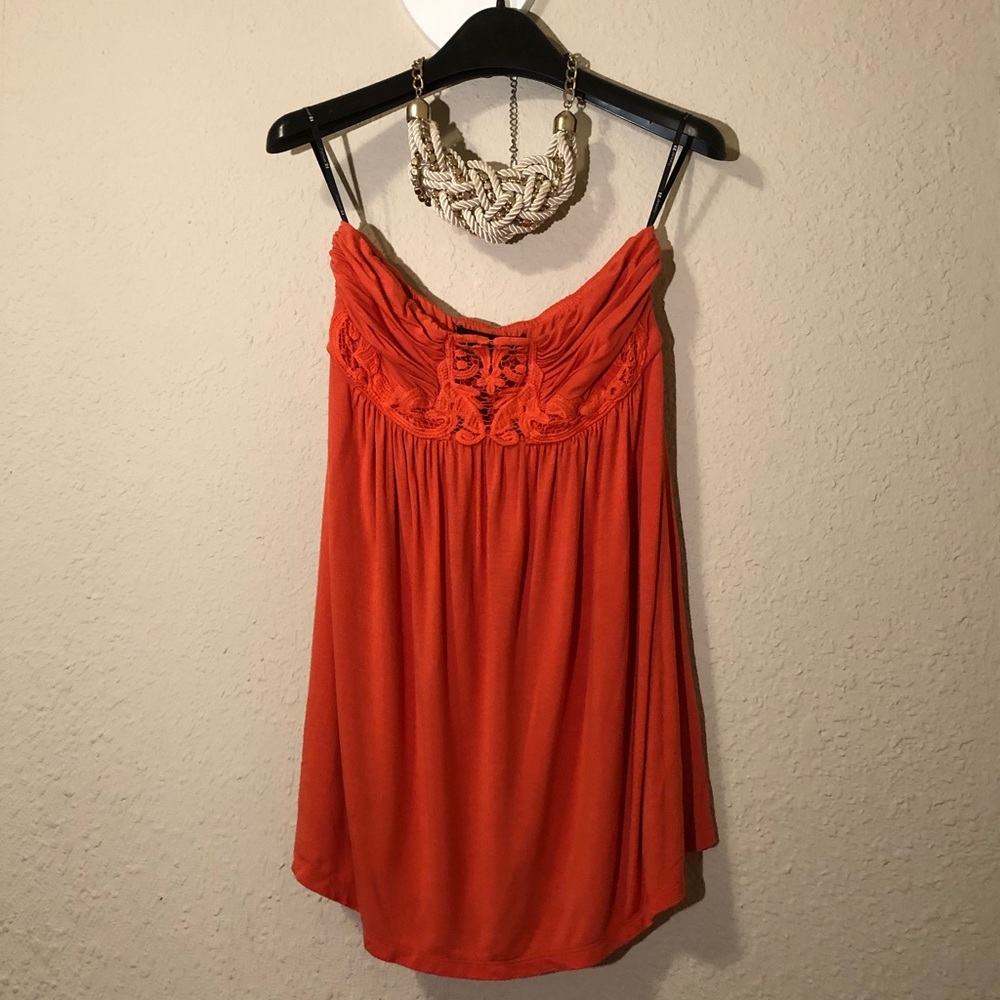 Orange Tube Top Size M
